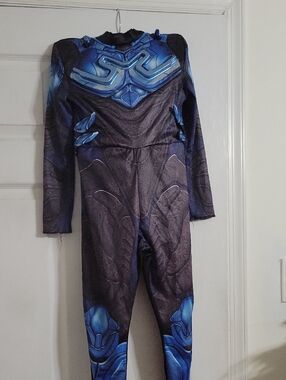 Kids Blue Superhero Costume Bodysuit